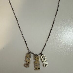 James Avery LOVE FAITH HOPE Necklace - Retired Style